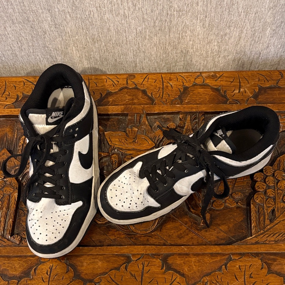 Nike Monochrome Dunk Low Athletic Shoes